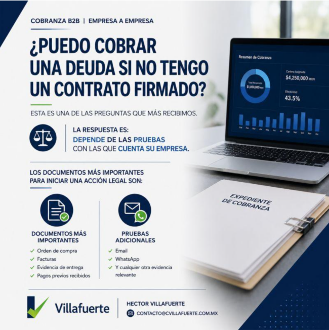 ¿Puedo cobrar una deuda sin contrato ni pagaré firmado? Cobrar una deuda sin contrato ni pagaré: ¿es posible?